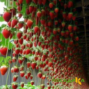 Клубника ампельная Анастасия купить по цене от 370р. в интернет-магазине «Посадика» с доставкой почтой в в Шахтые и по всей России – [изображение №1].