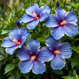 Гибискус садовый Блуминг Квин купить по цене от 259р. в интернет-магазине «Посадика» с доставкой почтой в в Шахтые и по всей России – [изображение №1].